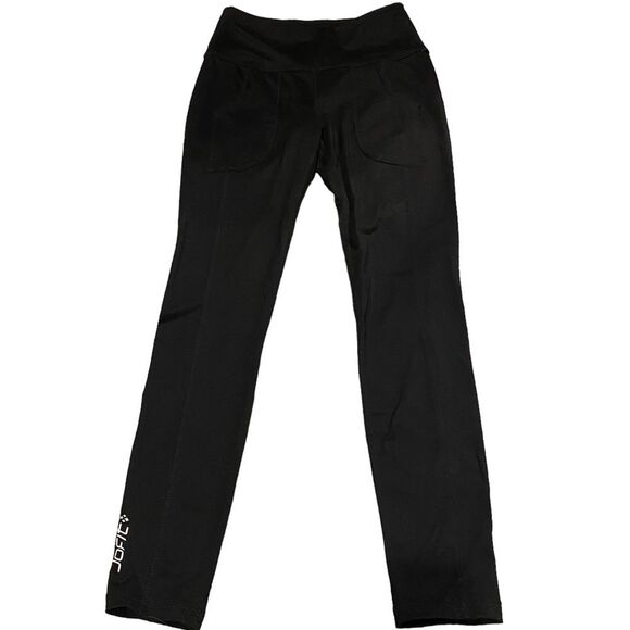 JoFit Womens Size XXS Uplifting Side Pocket Athletic Leggings Black Athletic Gym - Picture 1 of 8